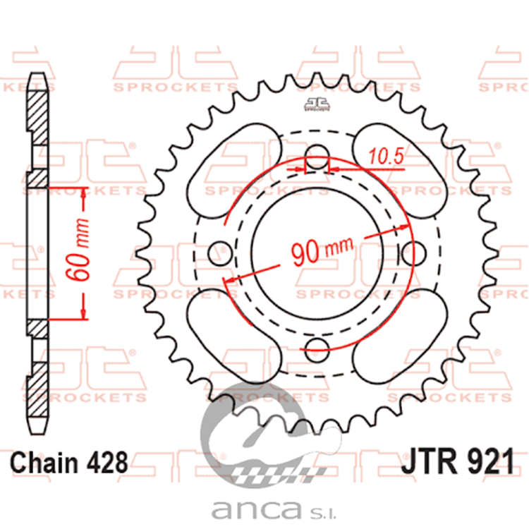 CORONA JT 921 ACERO 41 D
